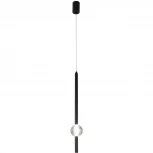 Светильник подвесной Crystal Lux ELVIRA SP8W LED 4000K BLACK (220V, на проводе, шар)