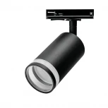 Трековый светильник однофазный Wolta WTL-GU10/04B под лампу GU10 черный MODERNO