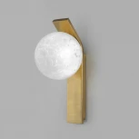 Бра Eurosvet Luxor со стеклянным плафоном 40019/1 латунь