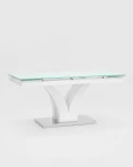 Стол обеденный Stool Group Верона раскладной 160-220*90 глянцевый белый УТ000003496
