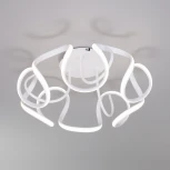 Потолочная люстра Eurosvet Alstroemeria 90238/1 белый (регулировка яркости, LED, 220V, пульт управления)