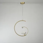 Подвесной светильник Magnolia 1 Flower Imperiumloft Magnolia01 (101770-26) (LED, 220V, на проводе, цветы)