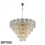 Подвесная люстра каскадная iLamp Homy P2545-18 NIC (220V, на цепи)