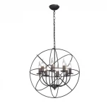 Подвесная люстра Vitaluce V4275-1/8 (220V, на цепи, свеча, шар)