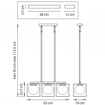 Подвесной светильник Lightstar Gabbia 732137