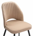 Стул Woodville на металлокаркасе Брейния velutto 05 / черный 500002