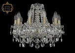 Подвесная люстра Art Classic 11.25 11.25.10.165.Br.Sp (220V, хрусталь, на цепи, подсвечник, свеча)