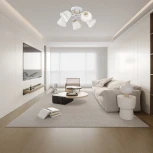 Потолочная люстра на штанге Arte Milano AMALFI-325395 325395/5A WH+FG (220V)