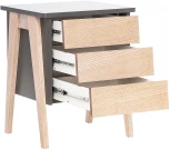 Тумбочка "Сканди" 3 ящ. 2000026701569 Leset