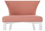 Обеденный стул на металлокаркасе Woodville Darcy white / pink 11779