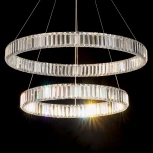 Подвесной светильник Citilux Чезаре CL338281 (регулировка яркости, LED, 220V, хрусталь, на проводе, кольцо)