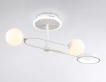 Потолочная люстра на штанге Ambrella Comfort FL66221 (регулировка яркости, LED, 220V, пульт управления, шарики)
