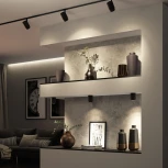 Накладной светильник 10W чёрный Elektrostandard Cors 25032/LED (220V, круглые)