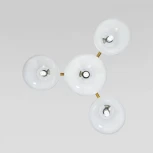 Потолочная люстра на штанге Eurosvet Loona 60161/4 латунь (220V)