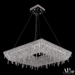 Подвесная люстра светодиодная APL LED Sicilia SH503.0.60.B.Ni.4000 (220V, хрусталь, на тросе)
