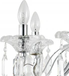 Подвесная люстра Escada Fantail 2111/8P Chrome 8x40Вт E14, металл/хрусталь, хром/прозрачный (220V, на цепи, подсвечник, свеча)