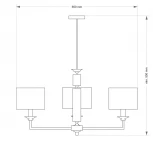 Потолочная люстра Artu ART-ZW-3(Z) (220V)