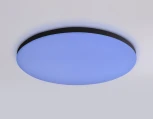 Потолочный светильник RGB круглый светодиодный с пультом и управлением смартфоном Ambrella ORBITAL FZ2004 (220V, умный дом - Алиса, Tuya Smart, Алекса, Smart Home, круглые, IP54)