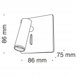 Бра Maytoni Mirax C040WL-L3N3K