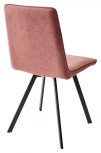 Стул PAINT, цвет B36 Розовый, велюр / черный каркас