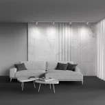 Трековый светильник однофазный 220V 12W Maytoni Onda TR007-1-12W4K-W-1 (LED, круглые)