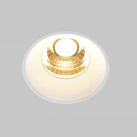 Встраиваемый светильник под гипсокартон Maytoni Round DL058-7W2.7K-TRS-W (LED, 220V, круглые)