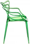 Стул Masters прозрачный зелёный Bradex Home FR 0865