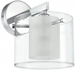 Бра Lumion Verdi 8261/1W металл/стекло, хром/прозрачный E14 1*40W 220V