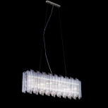 Подвесной светильник Lucia Tucci Rumba 1052.6 chrome (220V, хрусталь, на тросе)