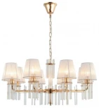 Подвесная люстра Rivoli Lilith 1039-308 (220V, хрусталь, на цепи)