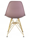Стул обеденный DSR (ножки золотые, цвет сиреневый (P-04))