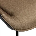 Стул Soft светло-коричневый с чёрным, рогожка Bradex Home RF 0411