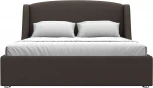 Кровать интерьерная Лотос 160 (Коричневый/Рогожка) Лига Диванов арт.123110