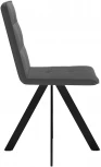 Стул DikLine 230 поворотный B28 ANTRACITE, ножки черные