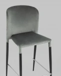 Стул полубарный Stool Group Лори велюр серый УТ000035314