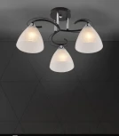 Потолочная люстра на штанге Seven Fires Nuala SF3372/3C-BK-CR-WT