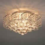 Потолочная люстра Eurosvet Charm 16017/6 белый с серебром