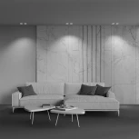 Встраиваемый светильник под гипсокартон Maytoni Gyps Modern DL124-GU10-02-TRS-W (220V)