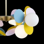 Подвесная люстра Loft IT Matisse 10008/8 mult (для детской, 220V, на тросе, шарики)