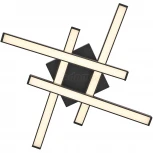 Потолочная люстра ST Luce Samento SL933.402.04 (LED, 220V, диммер, пульт управления)