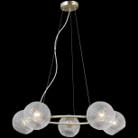 Подвесная люстра ILLUMICO IL0728-5PSQ-24 AB ARIES (220V, на тросе)