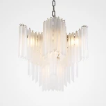 Подвесная люстра Chandelier Pulsar White Glass ImperiumLoft 40,2107 (84744-22) (220V, на цепи)