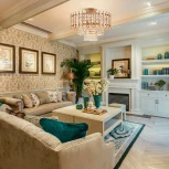 Потолочная люстра хрустальная на штанге Arte Milano Sorrento-6109 376109/6/30/390 GD (220V)