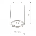 Накладной точечный светильник Nowodvorski Bit 9483 (220V, круглые)