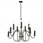 Подвесная люстра Lussole Lgo Roosevelt GRLSP-8198 (220V, на цепи, свеча, IP21)