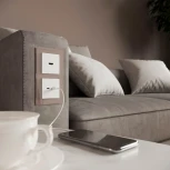 Рамка на 2 поста Favorit (латте, стекло) Werkel W0021142 (a058819)