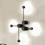 Бра Via Pin Wall L41,5 Black ImperiumLoft Dots01 (193144-26) (LED, 220V)