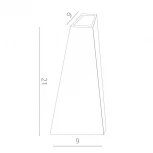 Настенный светильник уличный Arte Lamp Cometa A1524AL-1WH (LED, 220V, IP54)