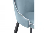 Стул Woodville на металлокаркасе Kora 1 light blue / white / black 15080