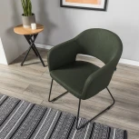 Стул R-Home Oscar тёмно-зеленый/Линк